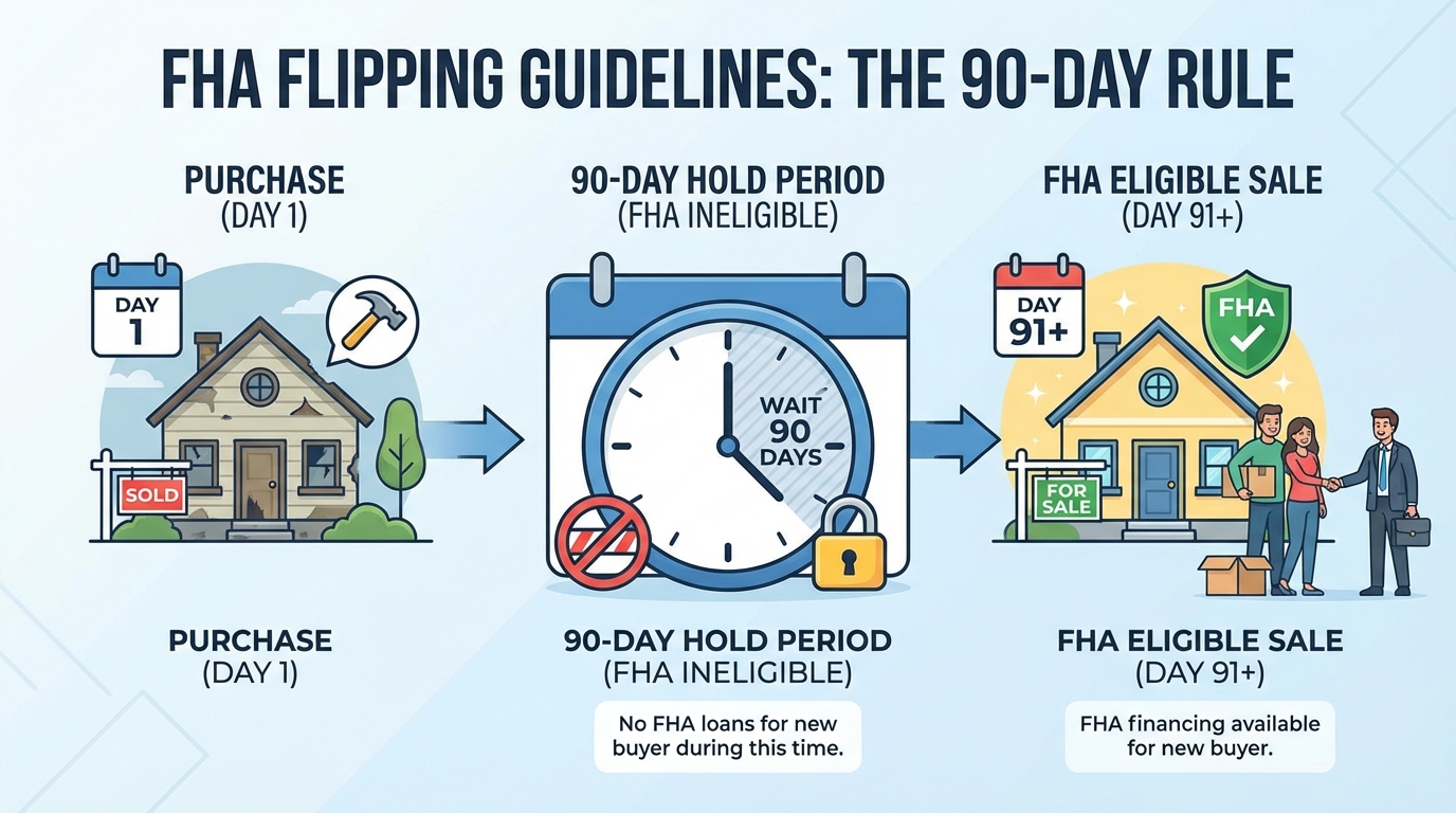 FHA Flipping Guidelines: The 90-Day Rule