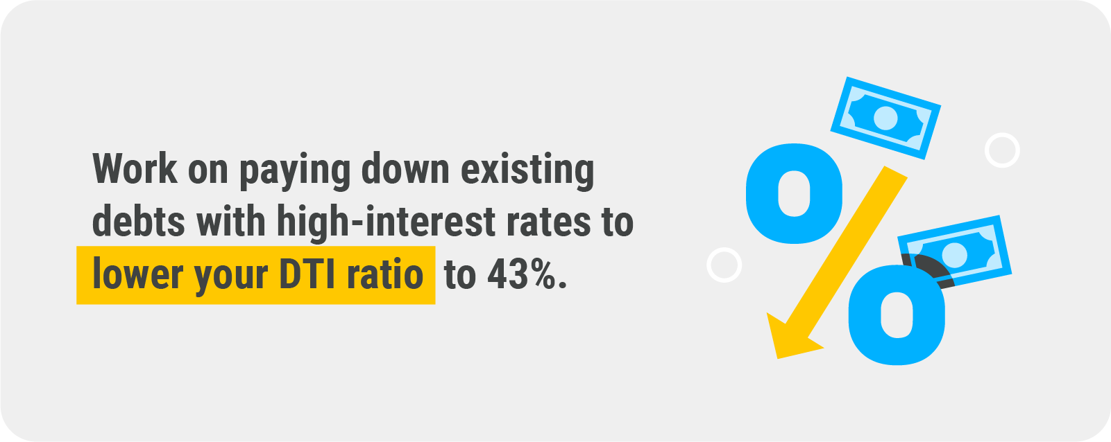 pay off existing debts