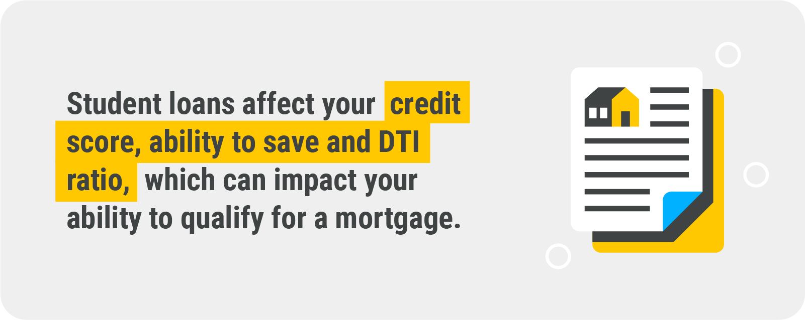 student loans affect your credit score